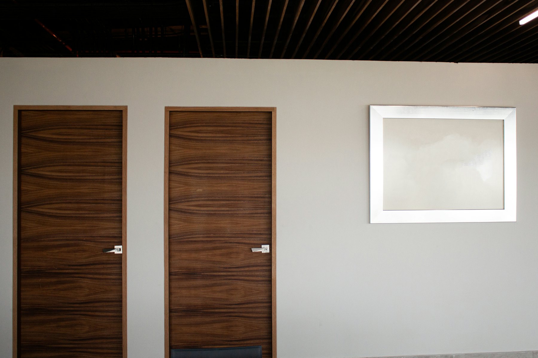 Modern wood interior door